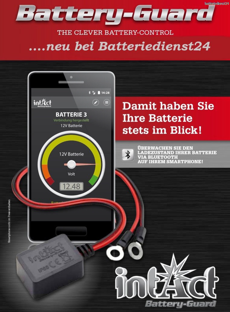 Batterieüberwachung mit dem Smartphone
